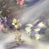 Panoramic Canvas Abstract Floral Design High Quality 100% Australian made wall Canvas Print ready to hang - Image 2