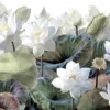 Flowers in Pond Painting Print 100% Australian Made - Image 2