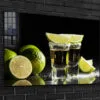 Tequila Shots & Lemons Print Tempered Glass Wall Art 100% Made in Australia Ready to Hang - Image 4