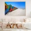 Beach Huts at Muizenberg Beach Photograph Home Decor Premium Quality Poster Print Choose Your Sizes - Image 2