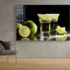 Tequila Shots & Lemons Print Tempered Glass Wall Art 100% Made in Australia Ready to Hang - Image 3