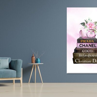 Pink Perfume On Book set Print 100% Australian Made