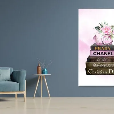 Pink Perfume On Book set Print 100% Australian Made