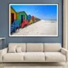 Beach Huts at Muizenberg Beach Photograph Home Decor Premium Quality Poster Print Choose Your Sizes