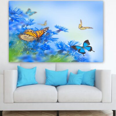 Flower & Butterflies Photograph Print 100% Australian Made