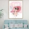 Lady With Pink Hat Fashion Store Art Design Home Decor Premium Quality Poster Print Choose Your Sizes - Image 2