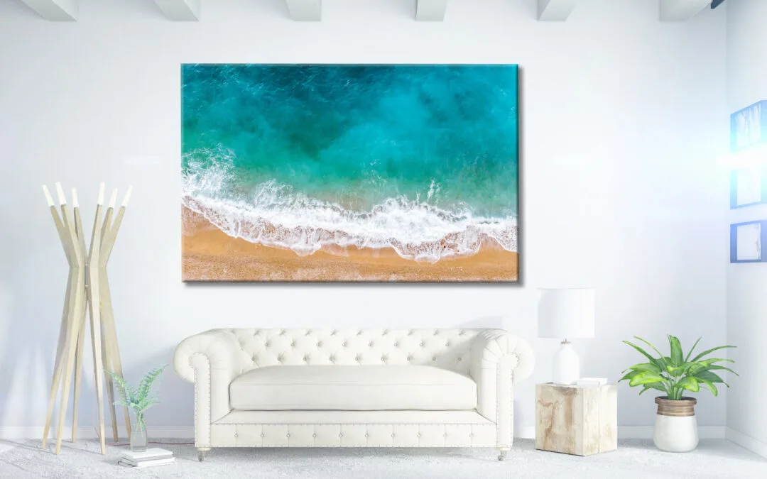 Stunning beach wave, sea, beach ,Print 100% Australian Made