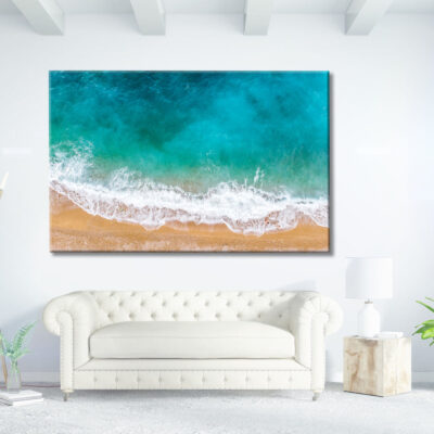Stunning beach wave, sea, beach ,Print 100% Australian Made