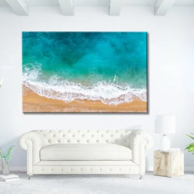 Stunning beach wave, sea, beach ,Print 100% Australian Made