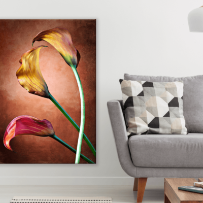 Colourful Lily Flowers Print 100% Australian Made