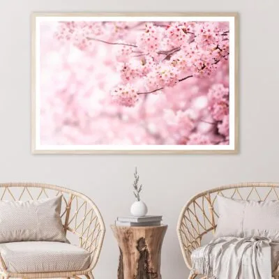 Cherry Blossom In Full Bloom Home Decor Premium Quality Poster Print Choose Your Sizes