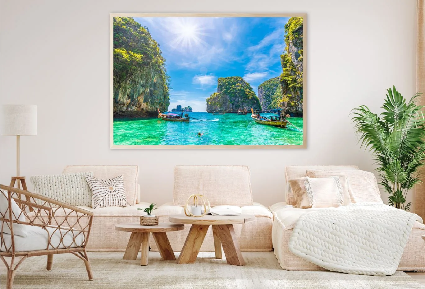 Loh Samah Bay View Phi Phi Island Photograph Home Decor Premium Quality Poster Print Choose Your Sizes - Image 2