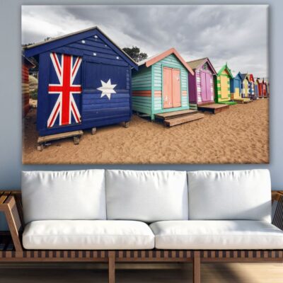 Colorful Beach Houses Photograph Print 100% Australian Made