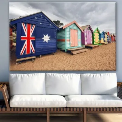 Colorful Beach Houses Photograph Print 100% Australian Made
