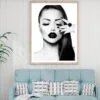 B&W Fashion Girl Design Home Decor Premium Quality Poster Print Choose Your Sizes - Image 2