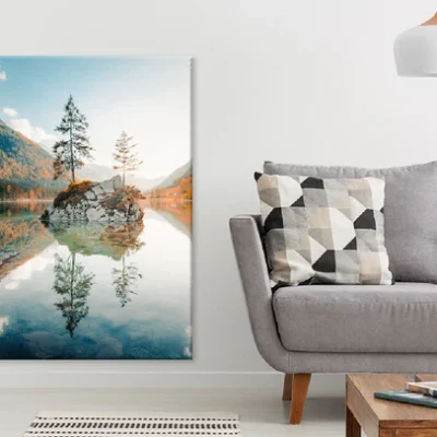 Lake Hintersee at Sunset Scenery Photograph Print 100% Australian Made