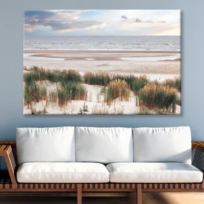 Dune Landscape on The North Sea Beach Wall Art Decor 100% Australian Made