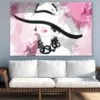 Woman with Hat Abstract Painting Print 100% Australian Made