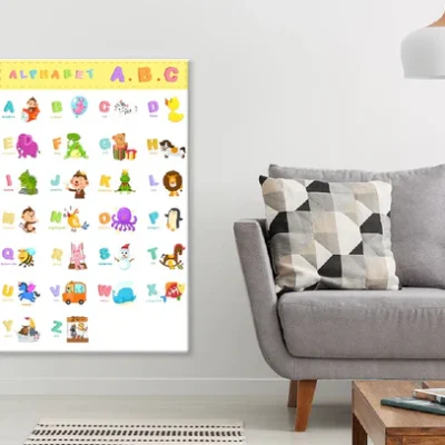 Illustration of Animal Alphabet Vector Art Print 100% Australian Made