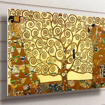 Gustav Klimt, The Tree Of Life UV Direct Aluminum Print Australian Made Quality