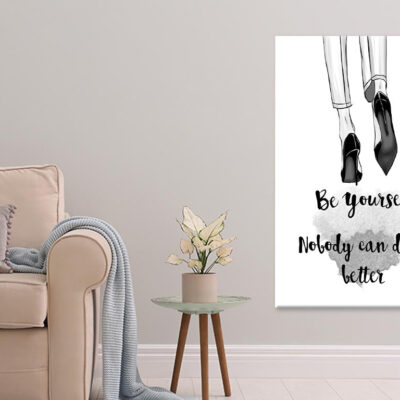 Be Yourself Quote Print 100% Australian Made