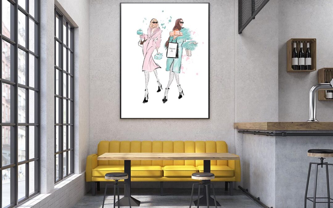 Stylish Women Design Home Decor Premium Quality Poster Print Choose Your Sizes
