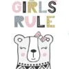 Girls Rule Nursery & Kids Art Print 100% Australian Made - Image 2