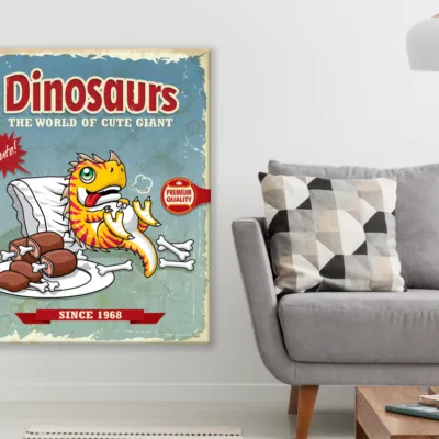 Dinosaur Poster Print 100% Australian Made