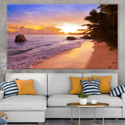 Stunning Sunset Beach Photograph Print 100% Australian Made