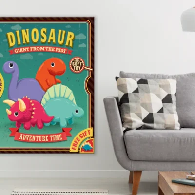 Dinosaur Poster Print 100% Australian Made