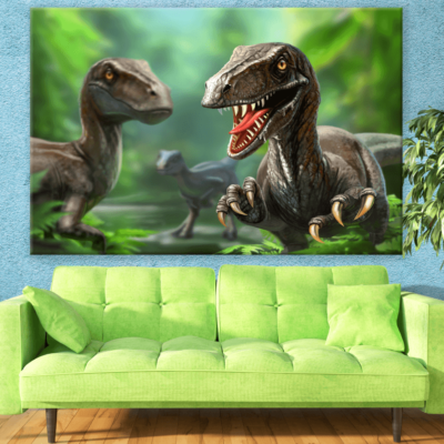 Dinosaurs Portrait Print 100% Australian Made