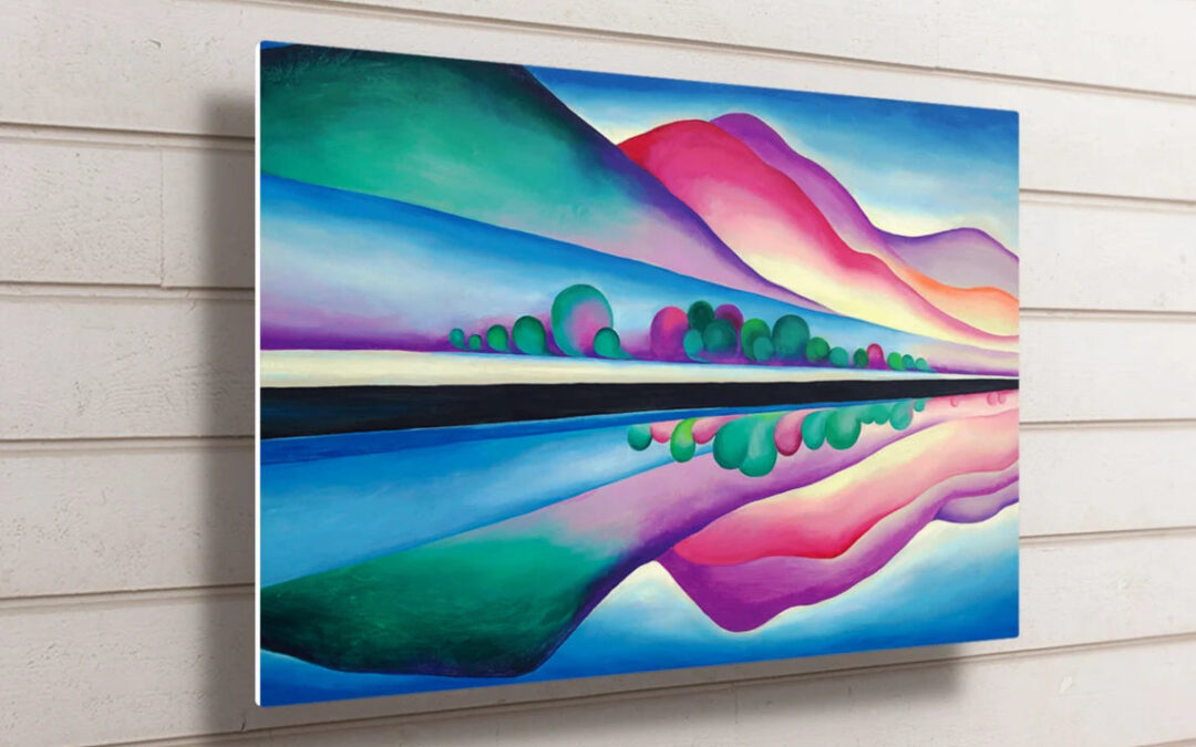 Georgia O’Keefe, Lake George UV Direct Aluminum Print Australian Made Quality