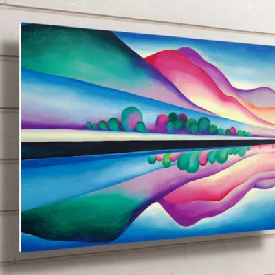 Georgia O'Keefe, Lake George UV Direct Aluminum Print Australian Made Quality