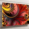 Abstract Fractal Art UV Direct Aluminum Print Australian Made Quality