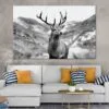 Black & white Deer 100% Australian Made