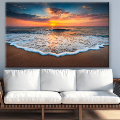 Beautiful Cloudscape Over the Sea Sunrise Photograph Print 100% Australian Made