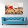 Poppy Plants in The Evening Light Acrylic Glass Print Tempered Glass Wall Art 100% Made in Australia Ready to Hang - Image 3