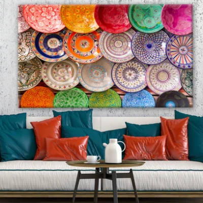 Traditional Arabic Handcrafted Plates Photograph Print 100% Australian Made