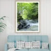 Rocky Riverside With Forest Home Decor Premium Quality Poster Print Choose Your Sizes