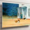 Edward Hopper, Cape Cod Evening UV Direct Aluminum Print Australian Made Quality