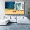 Edward Hopper, Cape Cod Evening UV Direct Aluminum Print Australian Made Quality - Image 2