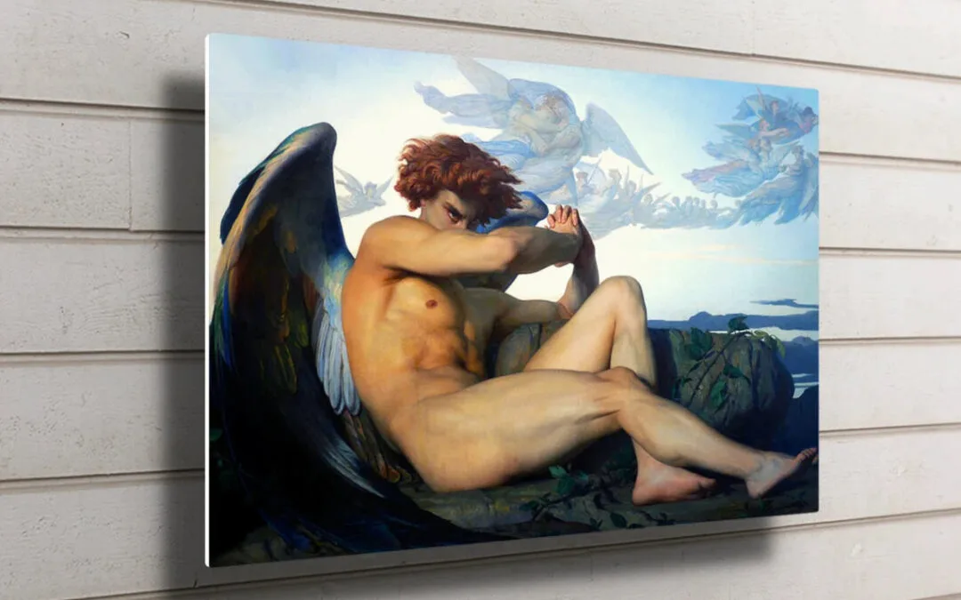 Alexandre Cabanel, Fallen Angel UV Direct Aluminum Print Australian Made Quality