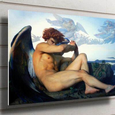 Alexandre Cabanel, Fallen Angel UV Direct Aluminum Print Australian Made Quality