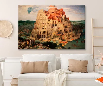 Tower of Babel by Pieter Bruegel the Elder Wall Art Decor 100% Australian Made