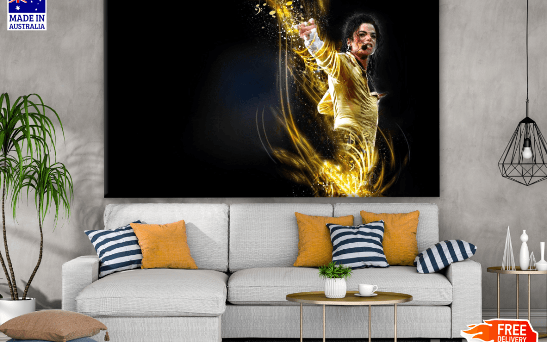 Michael Jackson Abstract Lighting Photograph Print 100% Australian Made