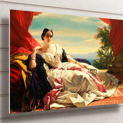 Franz Xaver Winterhalter, Leonilla UV Direct Aluminum Print Australian Made Quality