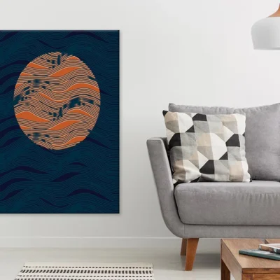 Illustration Painting of Moon & Night Sky Print 100% Australian Made