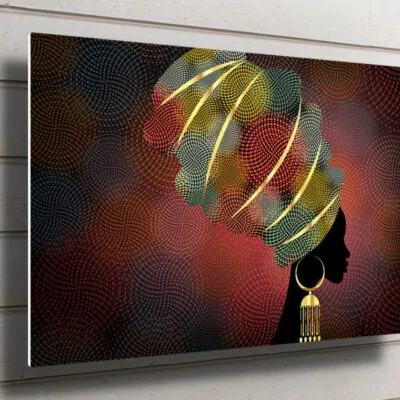 African Art UV Direct Aluminum Print Australian Made Quality