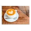 Cup Of Coffee with A Heart in The Foam Acrylic Glass Print Tempered Glass Wall Art 100% Made in Australia Ready to Hang - Image 4