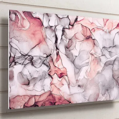 Abstract Alcohol Ink Wall Art UV Direct Aluminum Print Australian Made Quality